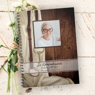 Cuaderno Rústico libro de invitados para el Memorial del Fu