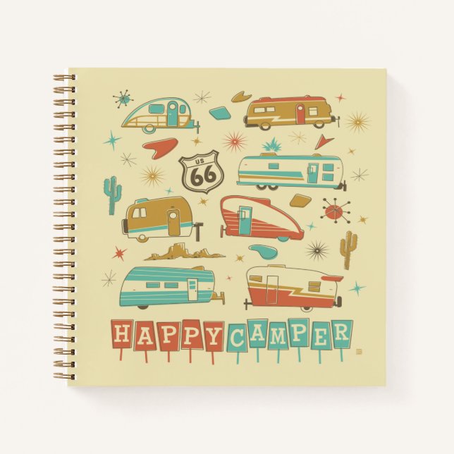 Cuaderno Ruta 66 Feliz Camper (Anverso)