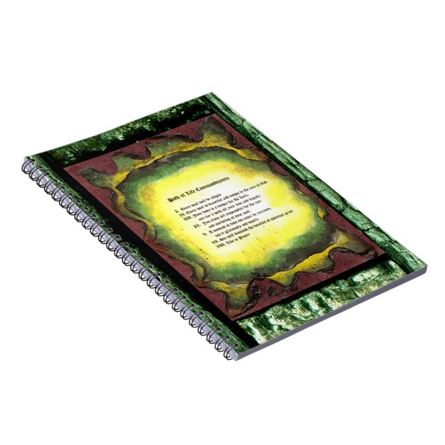 Cuaderno Ruta de los mandamientos de vida (Lado Derecho)