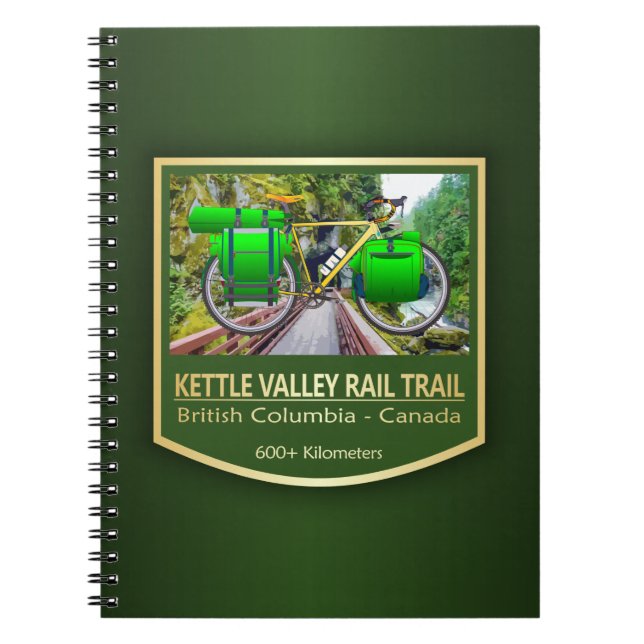 Cuaderno Ruta del Kettle Valley Rail (bicicleta2) (Frente)