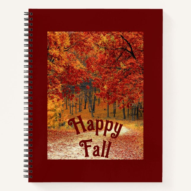 Cuaderno Ruta del otoño feliz (Anverso)