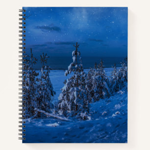 Cuaderno Ruta forestal en la noche de invierno