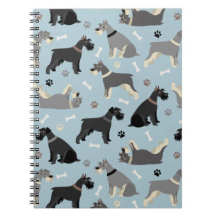 Cuaderno Rutas Schnauzer y huesos