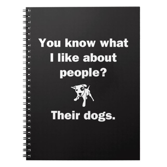 Cuaderno ¿Sabes Qué Me Gusta De La Gente? (Frente)