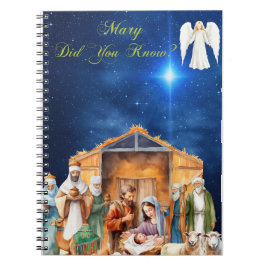 Cuaderno ¿Sabía Usted Mary?" - Bloc de notas en espiral