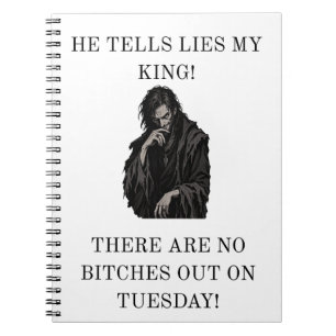 Cuaderno Sabotaje del Asesor Corrupto Rey Meme Medieval