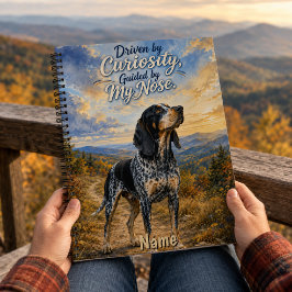 Cuaderno Sabueso de Garrapata Azul Impulsado por la Curiosi