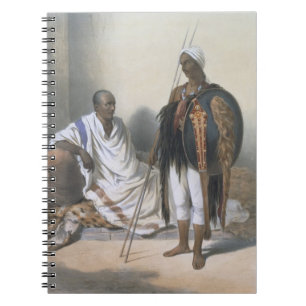 Cuaderno Sacerdote y guerrero abisinios, ilustracion de '