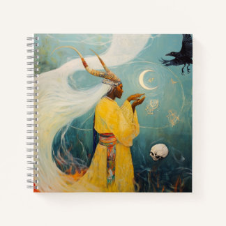 Cuaderno Sacerdotes almidonados Moon Oculto Brujería oscura