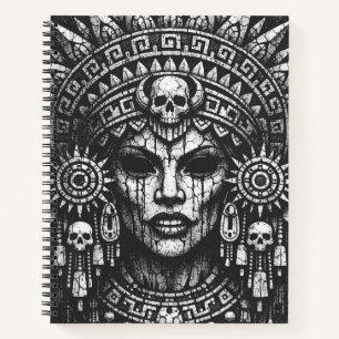 Cuaderno Sacerdotisa Coronada de Calavera — por BurnsInHell