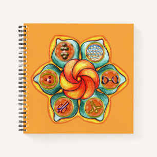 Cuaderno Sacral Chakra Mandala