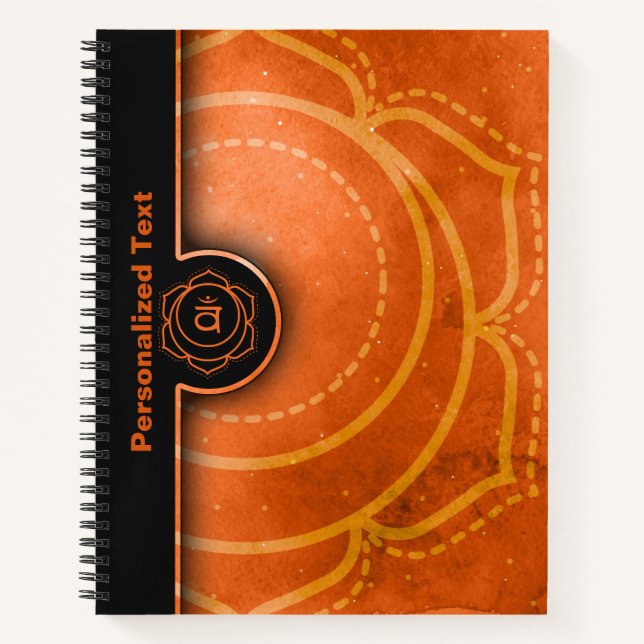 Cuaderno Sacral Chakra Svadhisthana Energy Healing (Anverso)