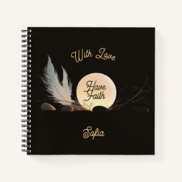 Cuaderno Sacred Geometry & Divine Glow Square Luxury