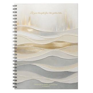 Cuaderno Sacred Golden Waves Journal