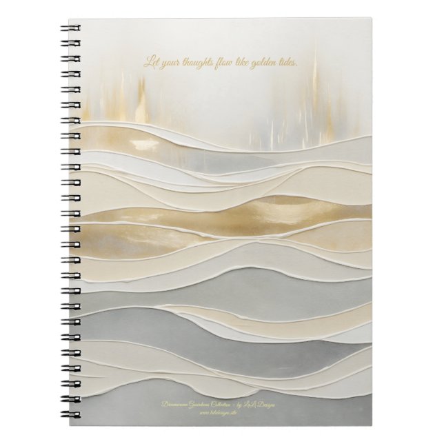 Cuaderno Sacred Golden Waves Journal (Frente)