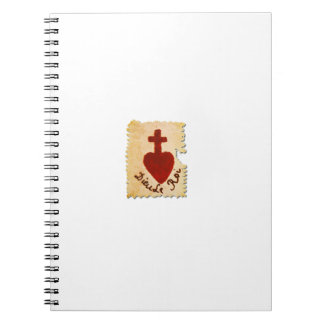 Cuaderno Sacred Heart Vendée Dieu, le Roi Catholic