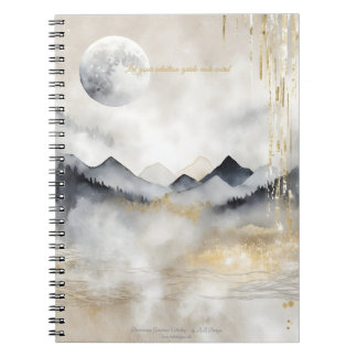 Cuaderno Sacred Moonlit Mountains Journal