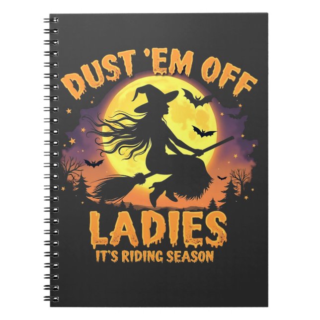 Cuaderno Sacudan a las damas en temporada de Halloween (Frente)