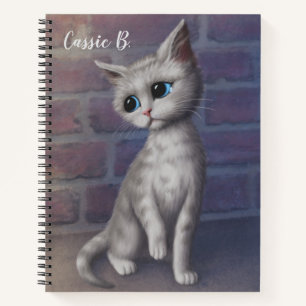 Cuaderno Sad Kitty Personalizado