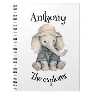 Cuaderno Safari Adventure Babies | Cute Watercolour Animals