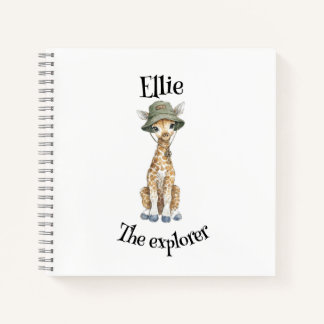 Cuaderno Safari Adventure Babies | Cute Watercolour Animals