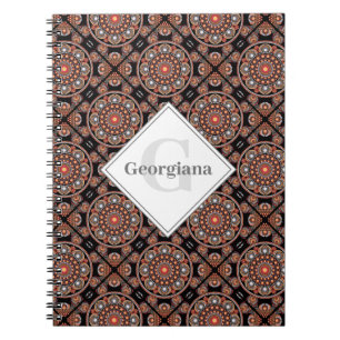 Cuaderno Safari personalizado Sunset Bohemias Mandala Tiles