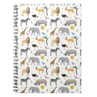 Cuaderno Safari Savanna Múltiples Animales