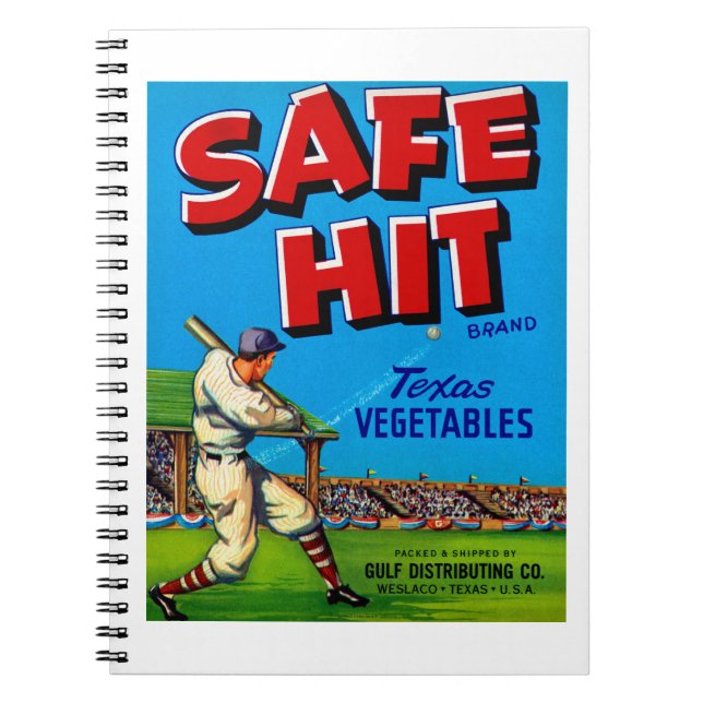 Cuaderno Safe Hit Vintage Lable Art (Frente)