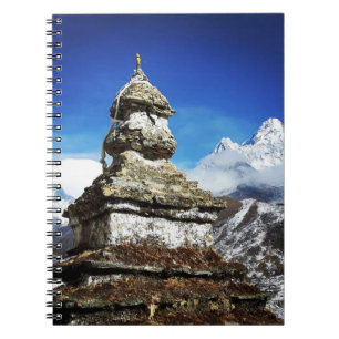 Cuaderno Sagarmatha, vistas del Everest - Ama Dablam y Stup