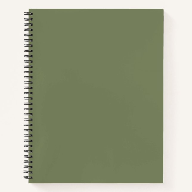Cuaderno Sage Green Color sólido (Anverso)
