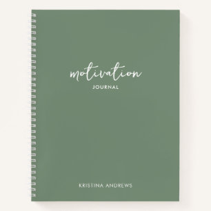 Cuaderno Sage Green de la revista de motivación