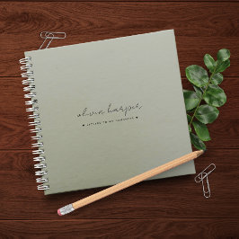 Cuaderno Sage Green Letters to My Daughter Memory Keepsake
