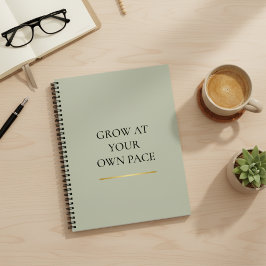 Cuaderno Sage Green Mindful Productivity
