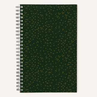 Cuaderno Sage Green Polka Dots Modern Pattern 