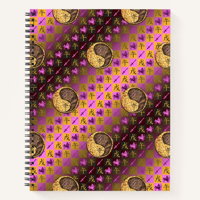 Cuaderno Sagitario & Caballo de Tierra (Anverso)