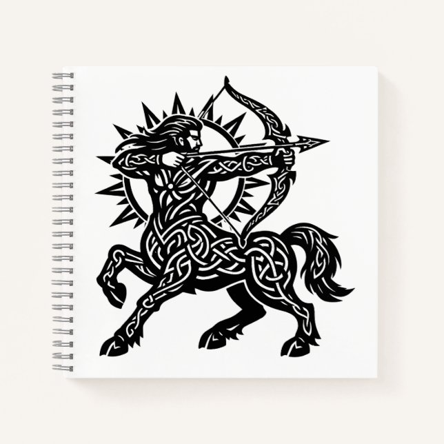 Cuaderno Sagitario — El Arquero de BurnsInHell (Anverso)
