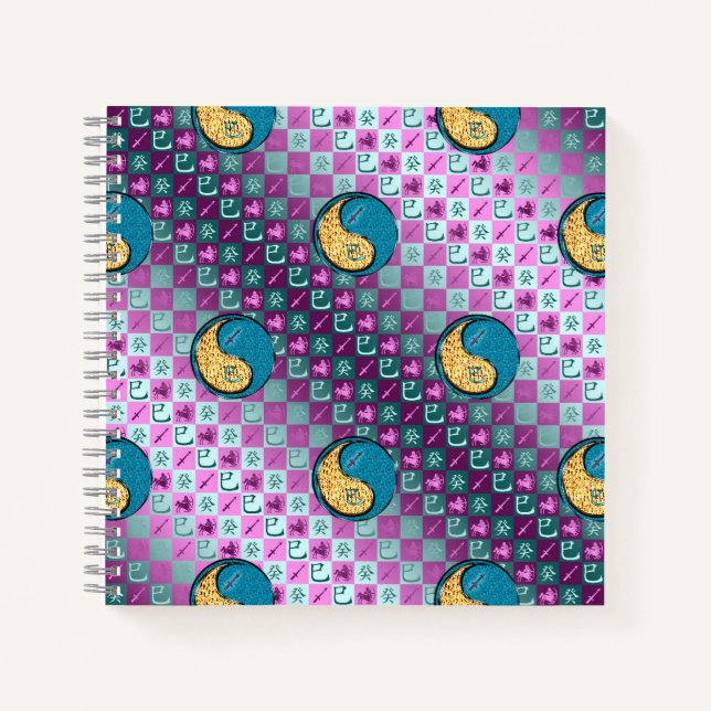 Cuaderno Sagitario & Serpiente de Agua (Anverso)