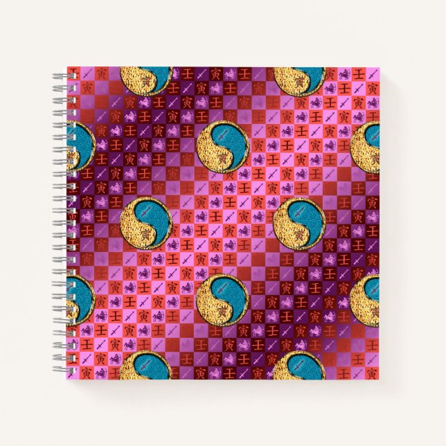 Cuaderno Sagitario & Tigre de Agua (Anverso)