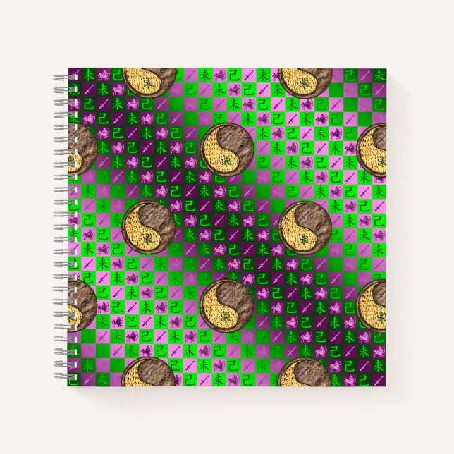 Cuaderno Sagitario y Cabra de Tierra (Anverso)