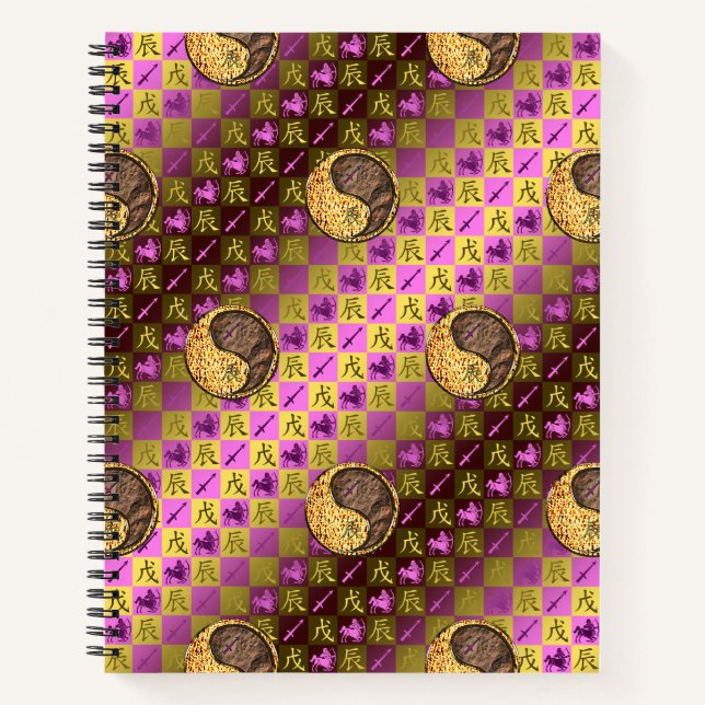 Cuaderno Sagitario y Dragón de Tierra (Anverso)