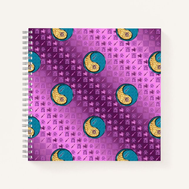 Cuaderno Sagitario y Gallo de Agua (Anverso)
