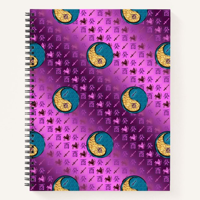 Cuaderno Sagitario y Gallo de Agua (Anverso)