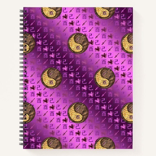 Cuaderno Sagitario y Gallo de Tierra (Anverso)