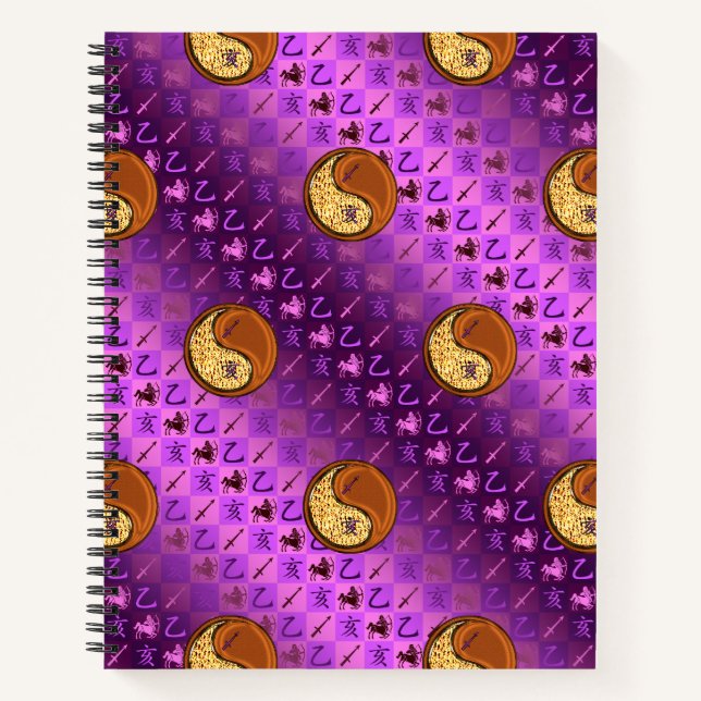 Cuaderno Sagitario y Jabalí de Madera (Anverso)