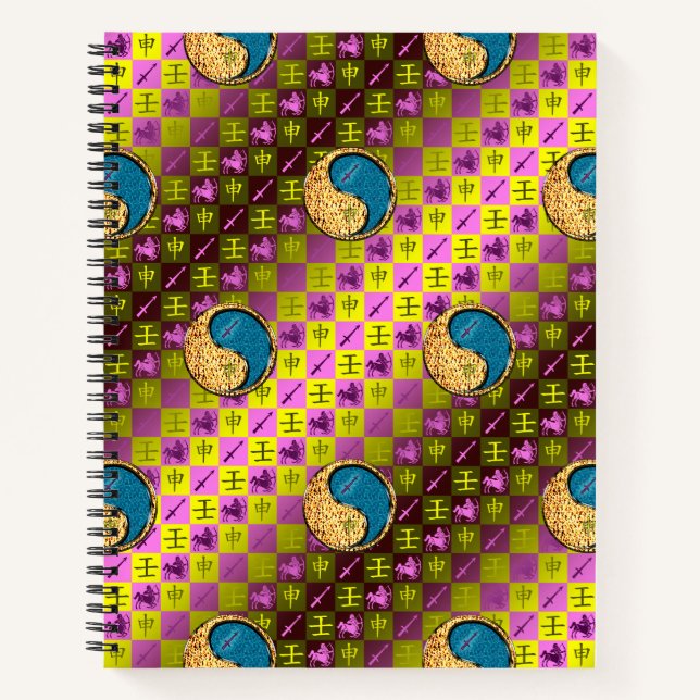Cuaderno Sagitario y Mono de Agua (Anverso)