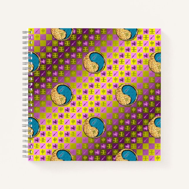 Cuaderno Sagitario y Mono de Agua (Anverso)