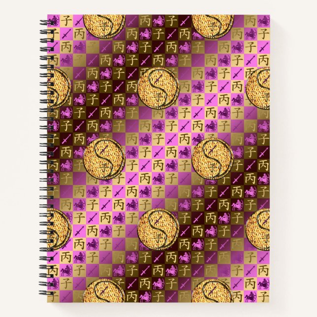 Cuaderno Sagitario y Rata de Fuego (Anverso)