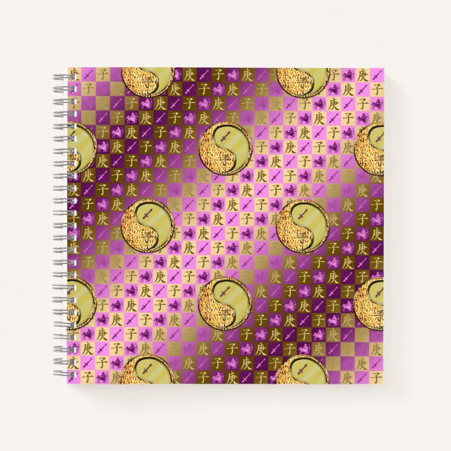 Cuaderno Sagitario y Rata de Metal (Anverso)
