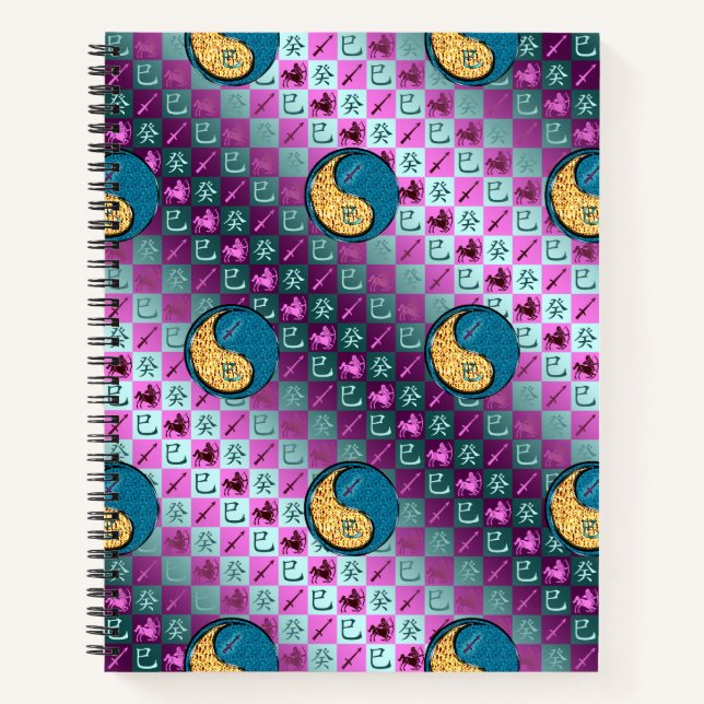 Cuaderno Sagitario y Serpiente de Agua (Anverso)