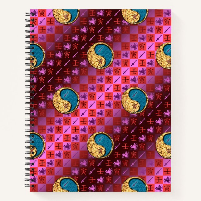 Cuaderno Sagitario y Tigre de Agua (Anverso)